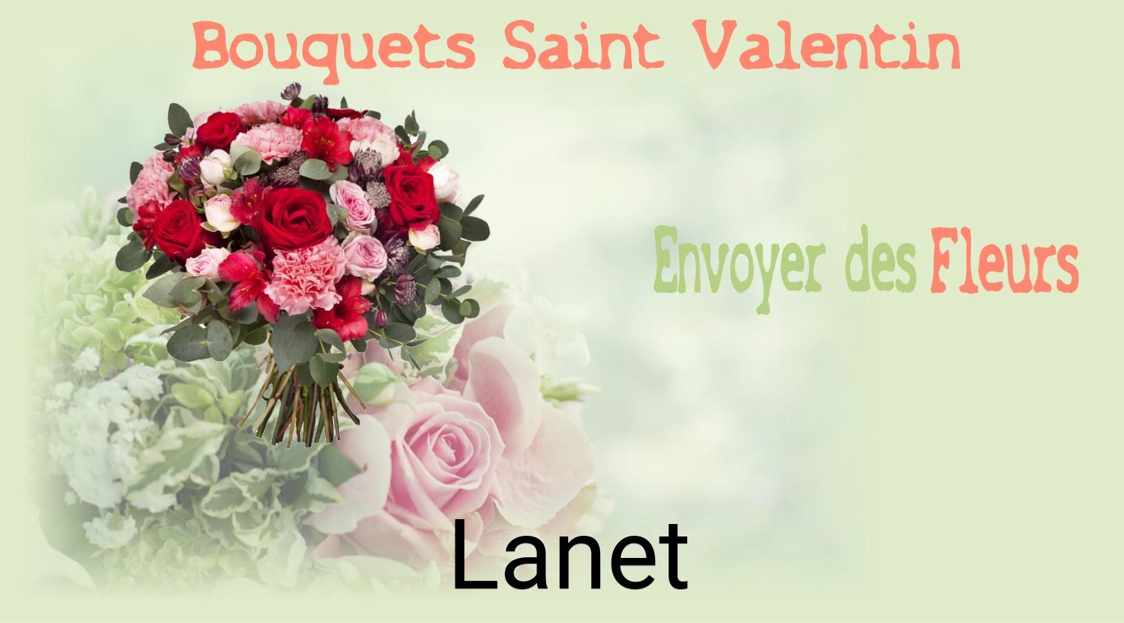 Roses de Saint-Valentin livrées à Lanet